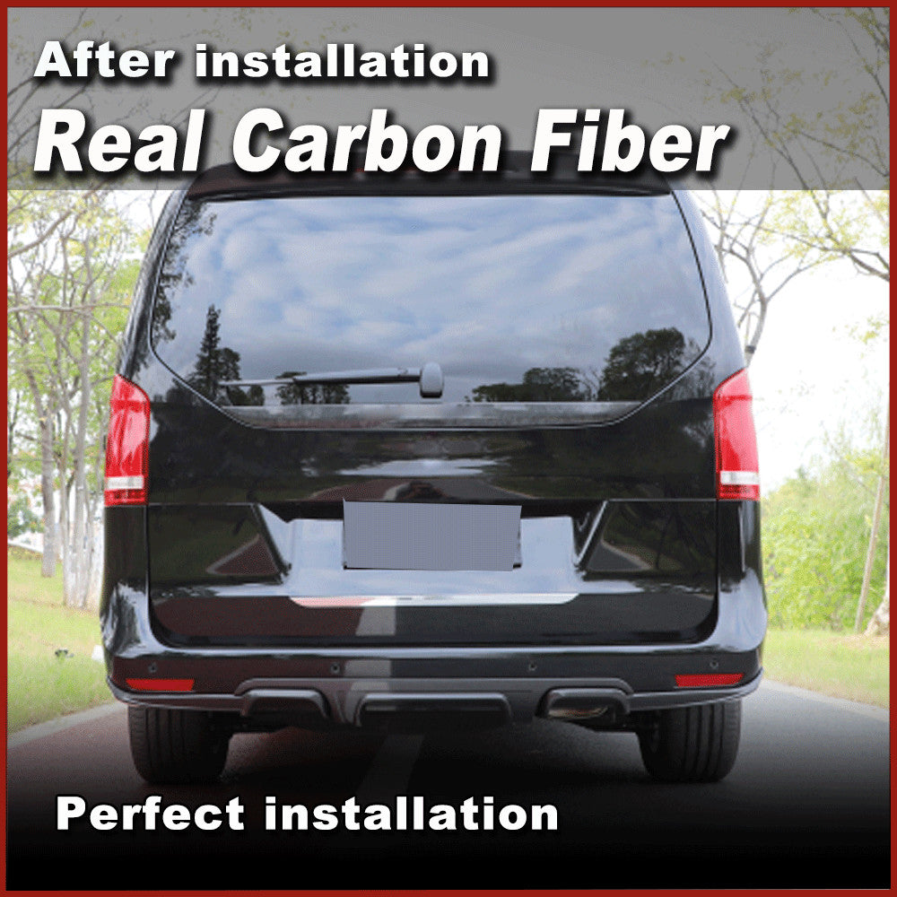 REAL CARBON Rear Bumper Diffuser Spoiler for Mercedes W447 V Class V250 2016-18