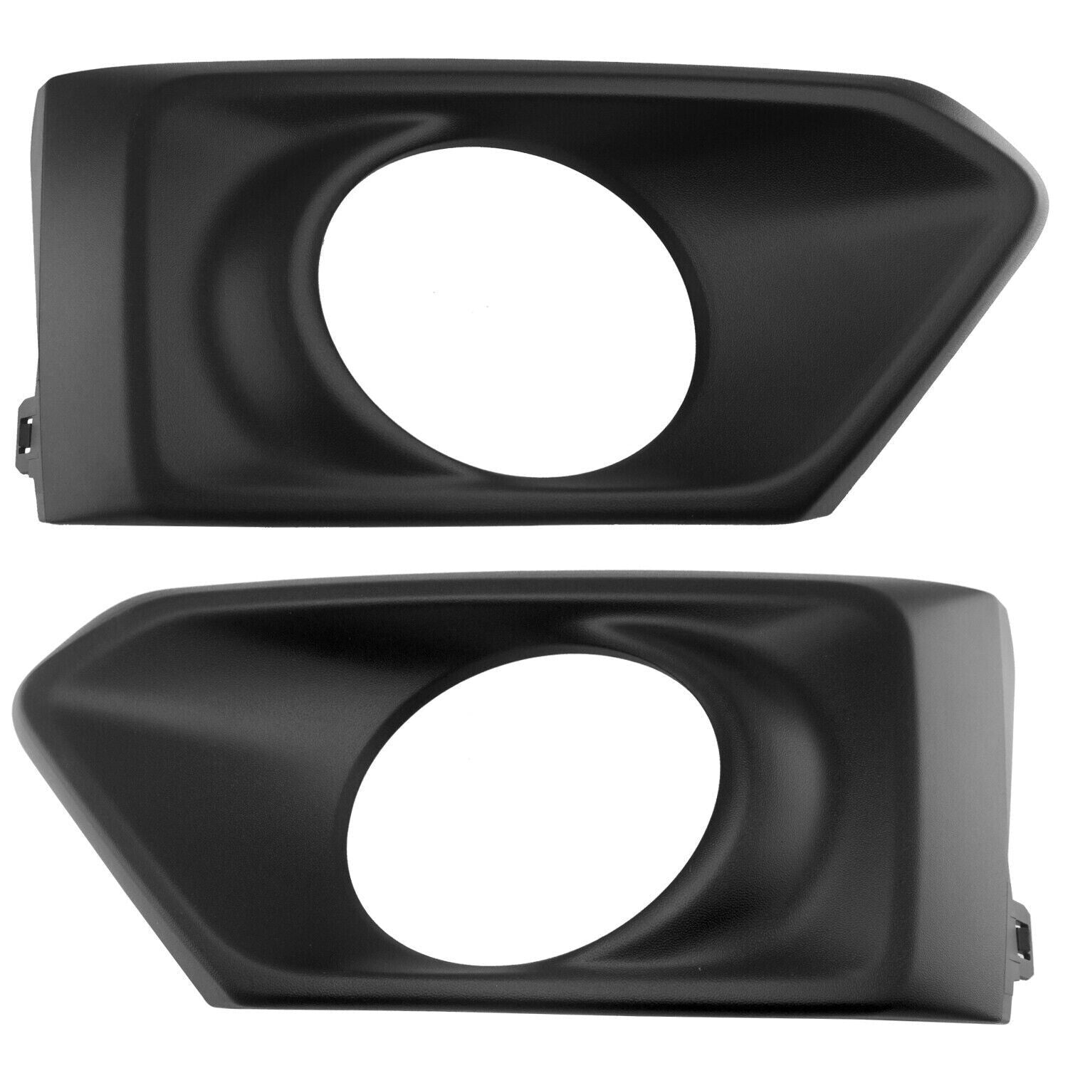 A Pair of Front Bumper Bezels Fog Light Covers Trim For 2019-2022 for Nissan Altima