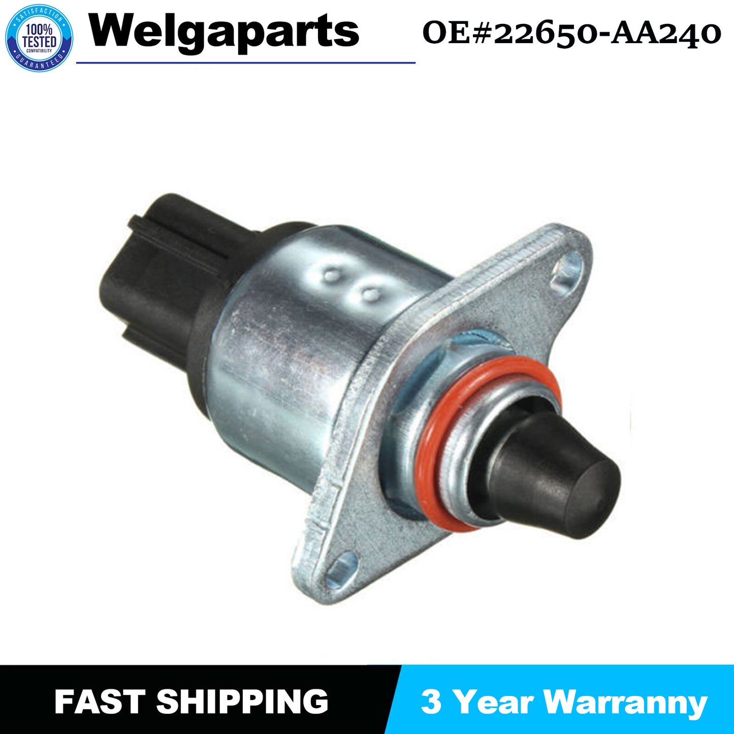 New 22650-AA240 for Subaru Impreza 1.8L 2.2L 2.5L 93-99 Idle Air Control Valve