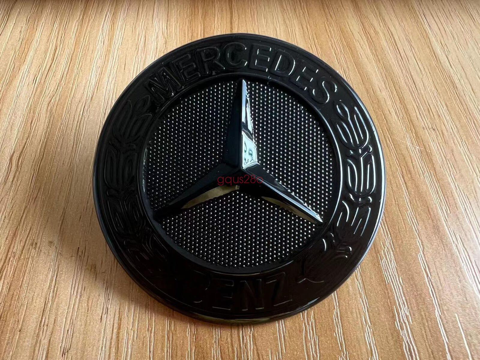 Glossy Black for Mercedes-Benz AB CLA GLA CLS Flat Bumper Badge, , A2188170116