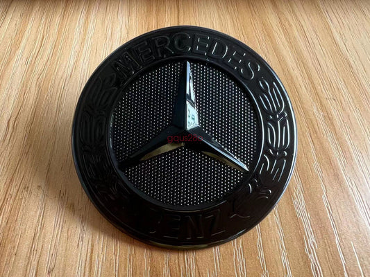 Glossy Black for Mercedes-Benz AB CLA GLA CLS Flat Bumper Badge, , A2188170116