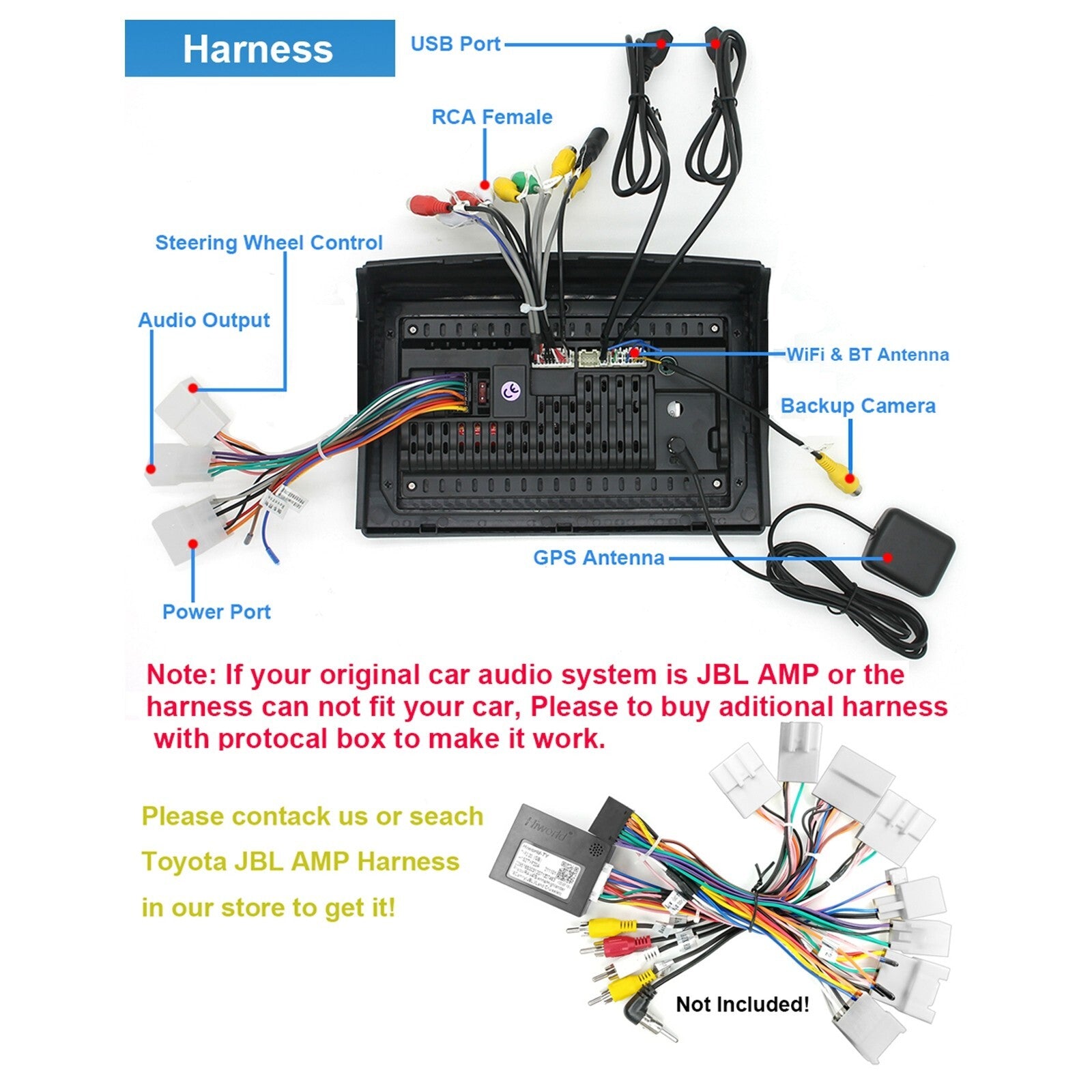 Android 12 for Toyota for Sienna 2004-2010: Wi-Fi, GPS, Apple CarPlay, Stereo Car Radio.