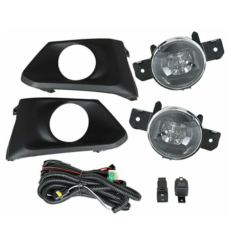 for Nissan Altima 2019-2021 1 Set LED Fog Lights Bumper Lamps Wiring Switch Kits