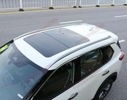 For 2021-2024 for Nissan Rogue Aluminum Alloy Silver Roof Rack Side Rails Luggages