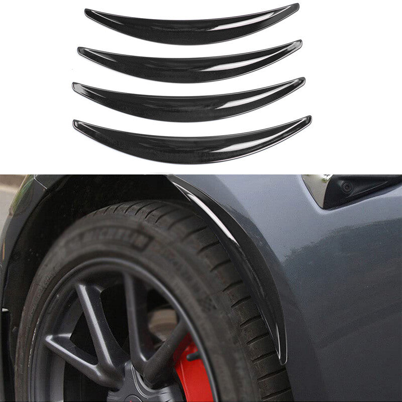 4-piece/set car wheel arch trim, lip trim strip, mudguard flash protection parts