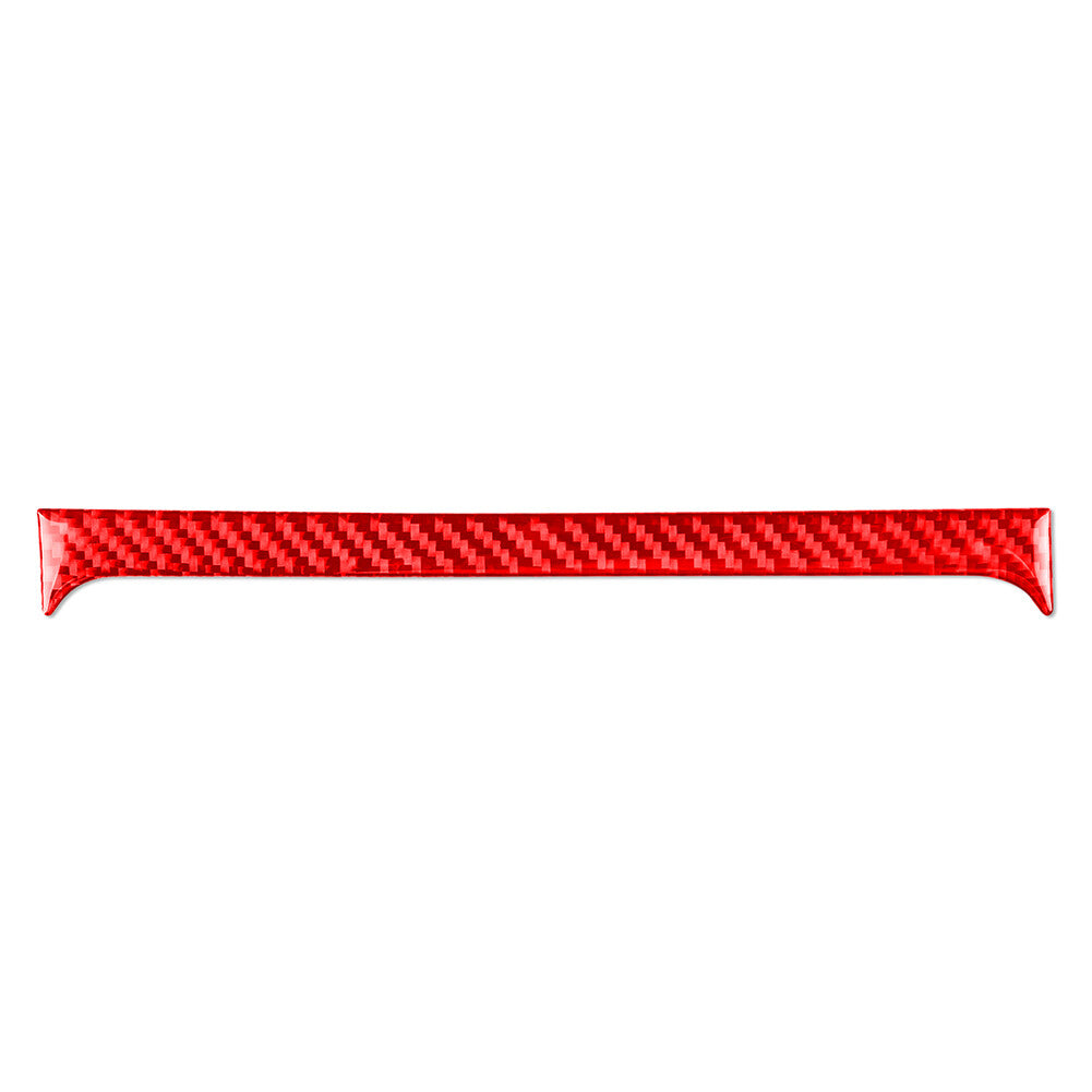 Interior Below Radio Console Cover Trim for Honda S2000 2000-09 Carbon Fiber Red