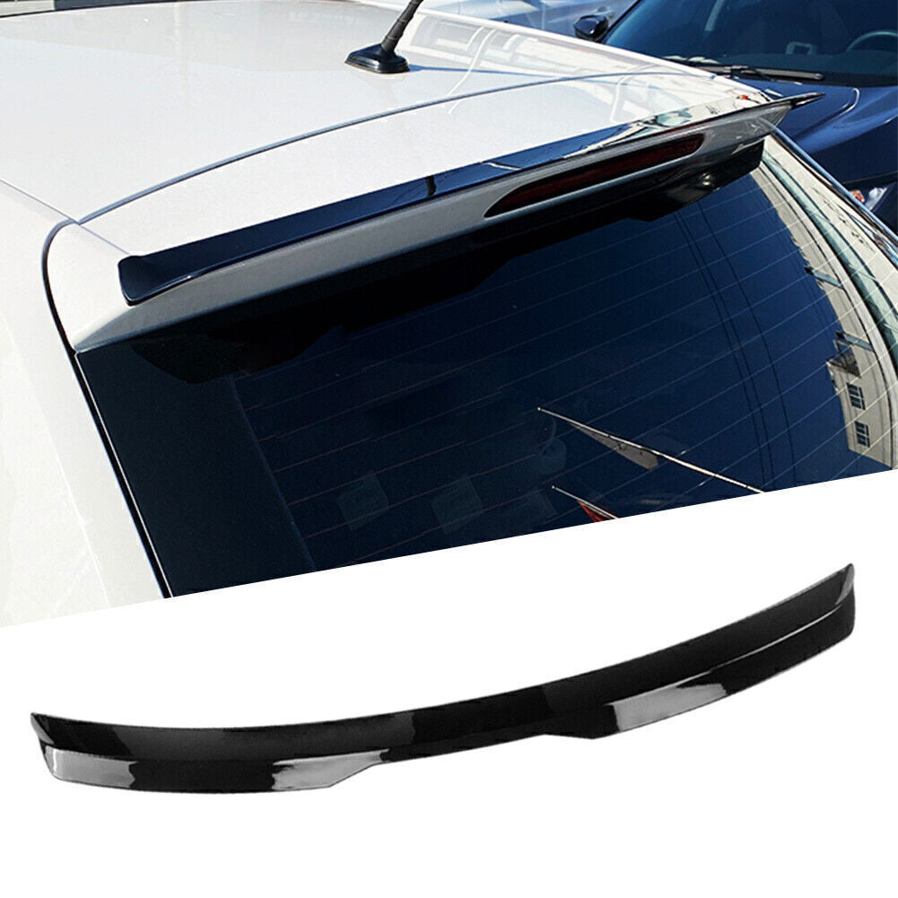 Car Rear Roof Spoiler Window Wing Fit for Volkswagen for VW Polo 2019+ Glossy Black