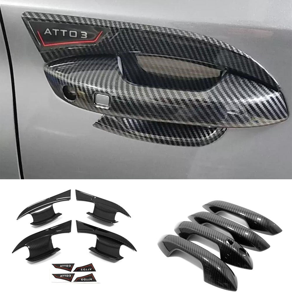 for BYD Atto 3 2022 Car Accessories Door Handle Covers Insert Handle Bowl Panel