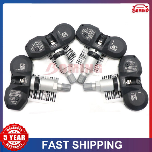 4PCS Tire Pressure Sensor TPMS 7PP907275F for Audi for A4 for A6 for A8 Q7 R8 for VW 433MHZ