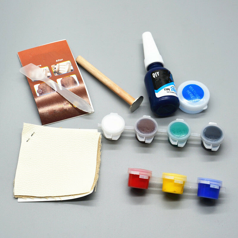 Car Leather for Seat Sofa Coats Holes Scratch Cracks Rip Vinyl Mend Tool Universal