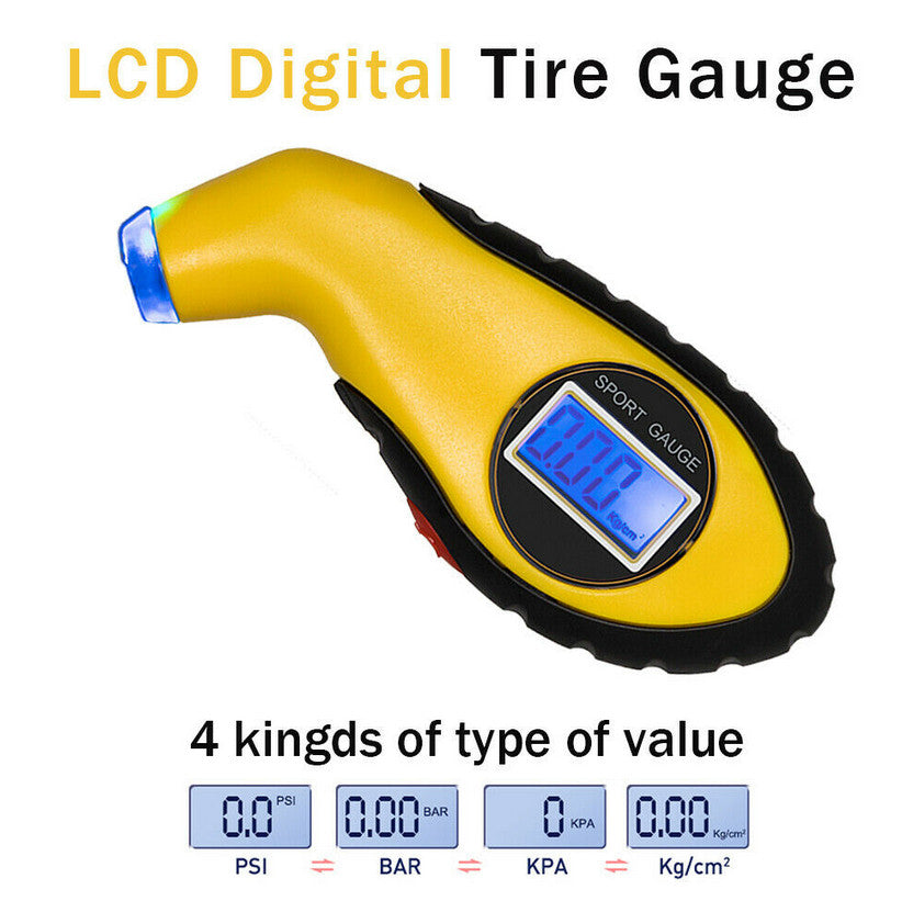 Digital tire pressure gauge LCD electronic tool for Infiniti for Lexus