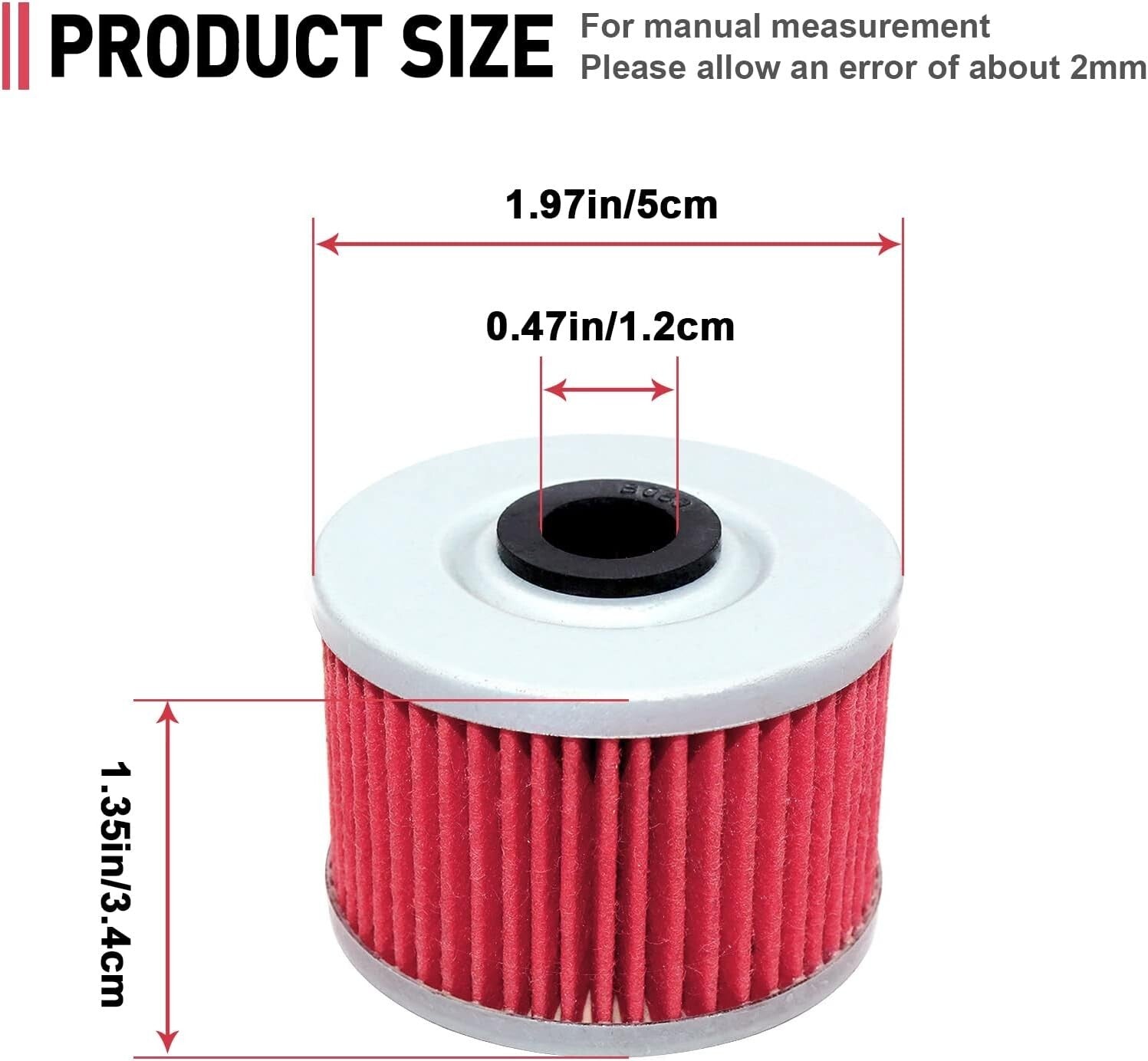 4x Motorcycle Oil Filter for Kawasaki KLX110 L KLX110L KLX 110L 2014-16/KLX 125