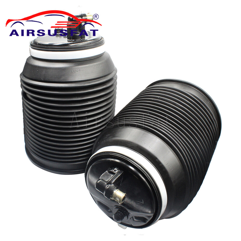 A pair of rear air suspension springs suitable for Toyota Prado 120 4 Runner and for Lexus GX470
