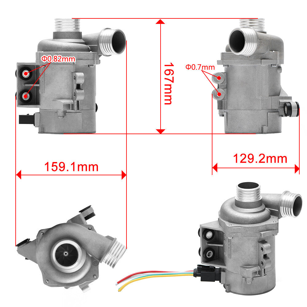 Water Pump W/Thermostat Bolt for BMW 128i 325i 328i 528i 530i X3 11517586925