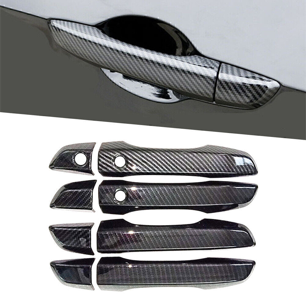 Carbon Fiber Door Handle Cover Trim for Honda for Civic 10th 2016-20 Accessories
