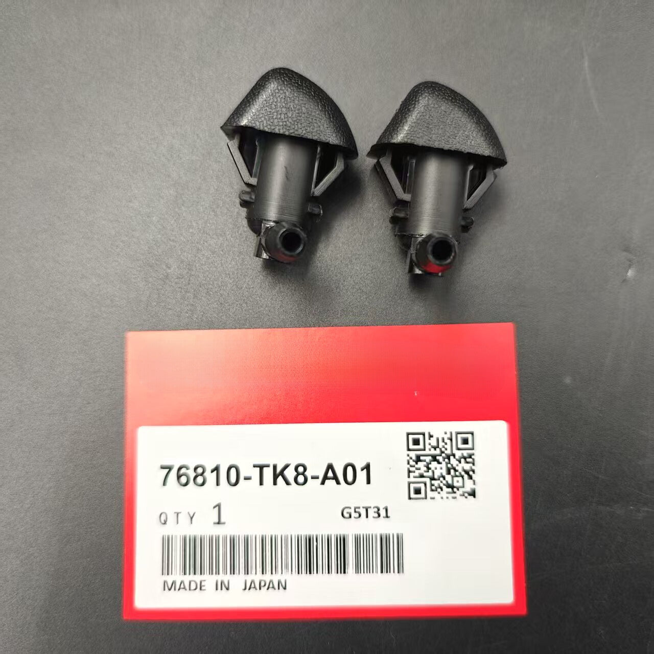 Equipment Manufacturer ( ) 2-Piece Windshield Washing Machine Sprayer Nozzle 76810-TK8-A01 for 2011-17 for Honda Odyssey
