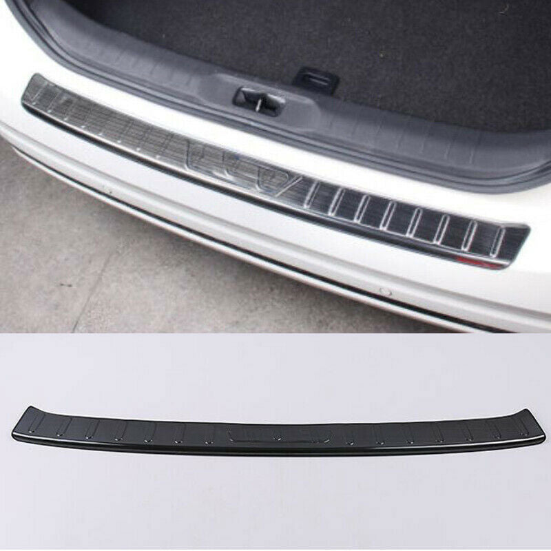 1 for Nissan Altima 2019-2022 Black Outer Rear Bumper Sill Plate Protector Trim