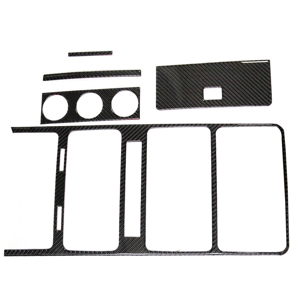6Pcs Carbon Fiber Central Console Panel Trim for Dodge Journey 2009-2010 SXT