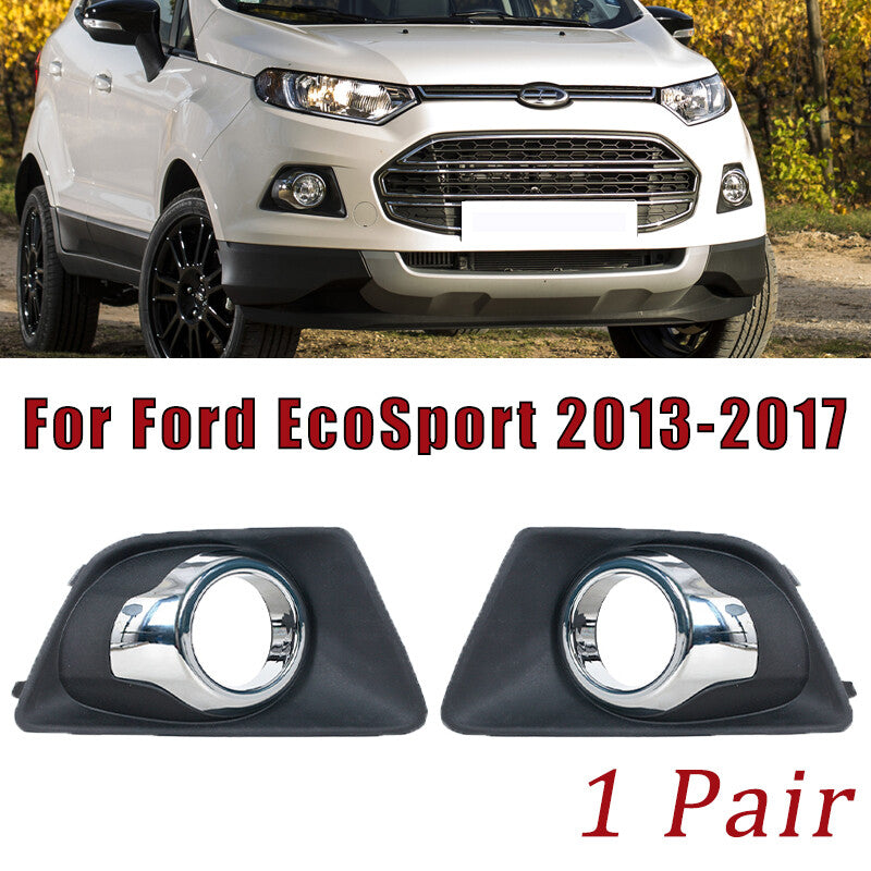 Suitable for Ford EcoSport 2013-2017 dual front bumper fog light cover and fog light bracket.