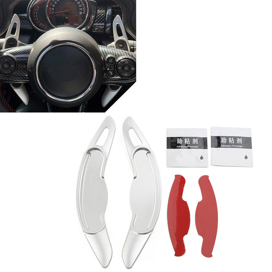 for BMW for Mini F54 F55 F56 F57 F60 Silver Steering Wheel Paddle Shifter Extension
