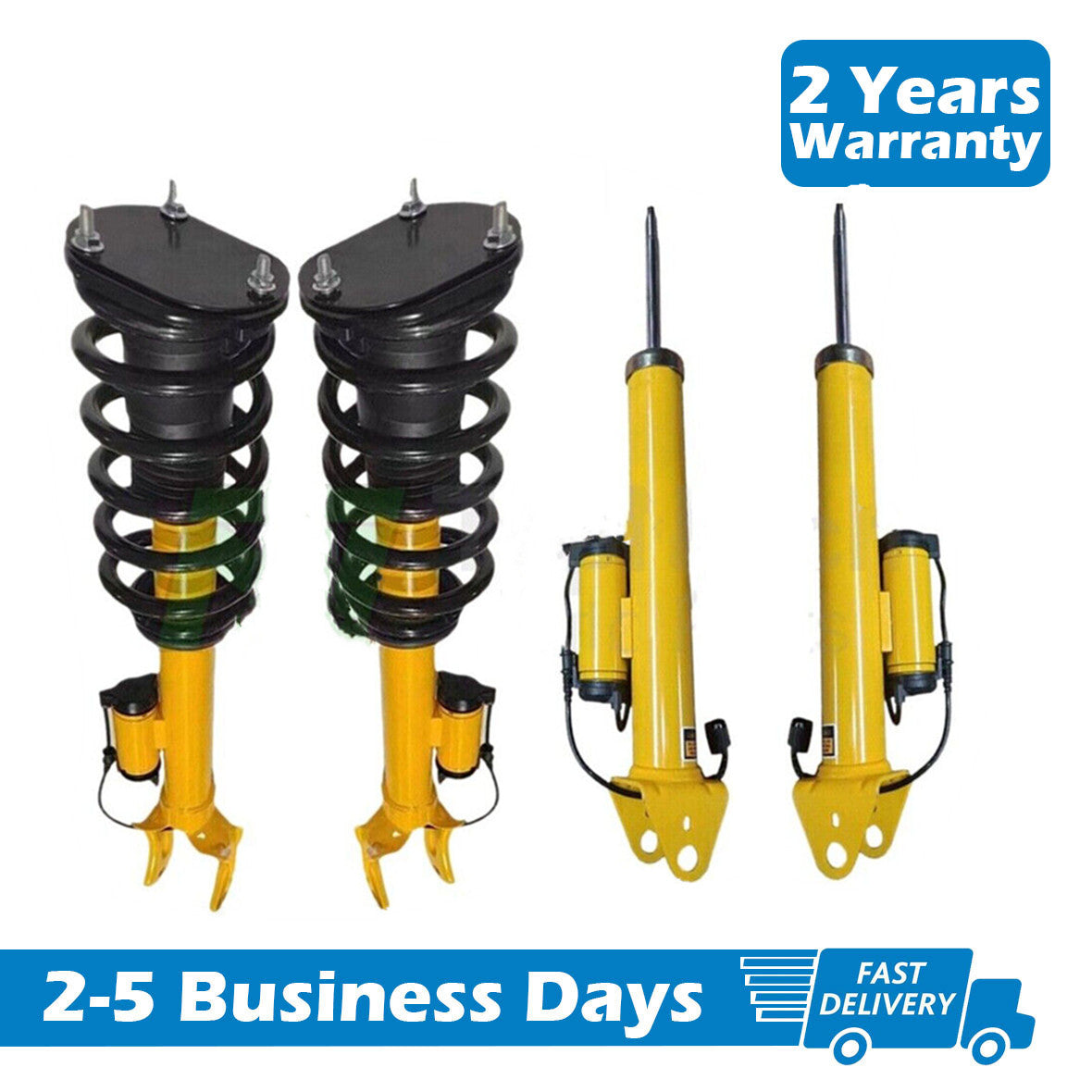 A complete set of front and rear shock absorber struts is suitable for Jeep Grand Cherokee Laredo 2012-2015.
