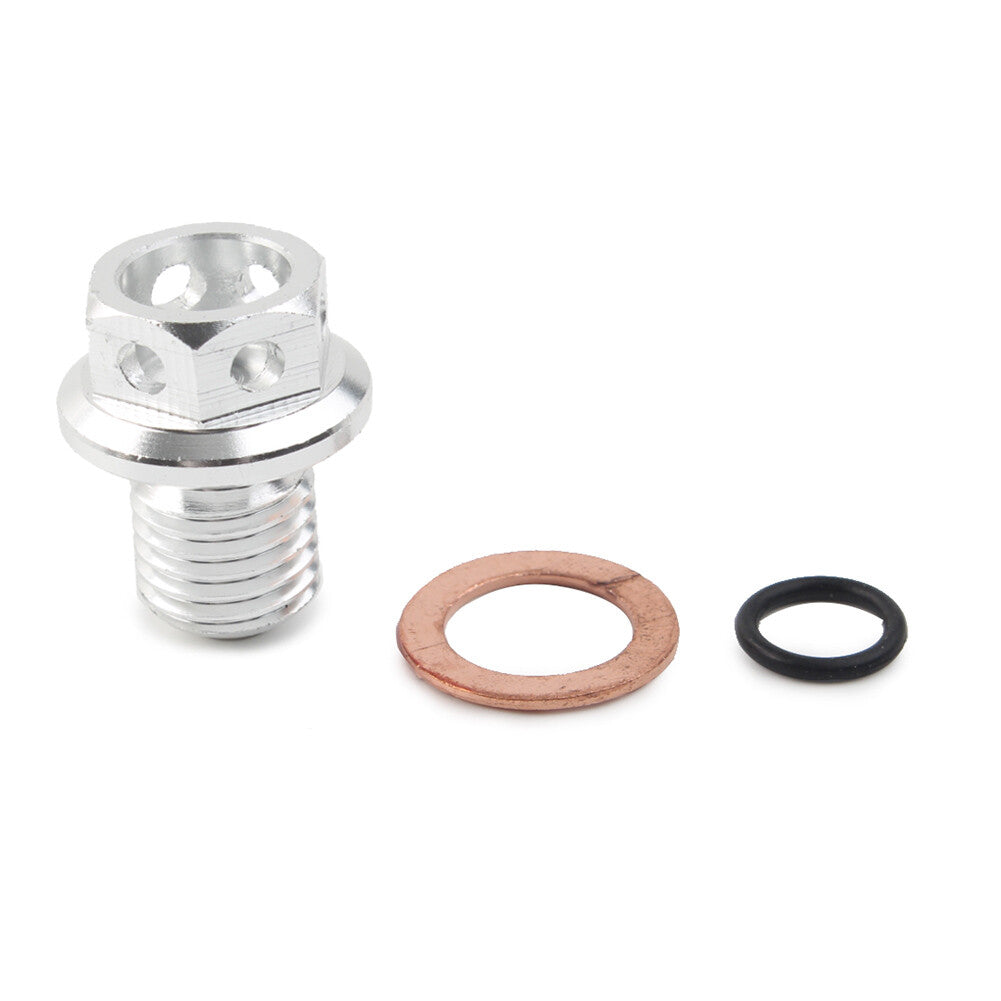 Oil Drain Plug Screw Fit for Honda CRF50/XR50/Z50 CR80 XR80 CR125R CR250R Silver