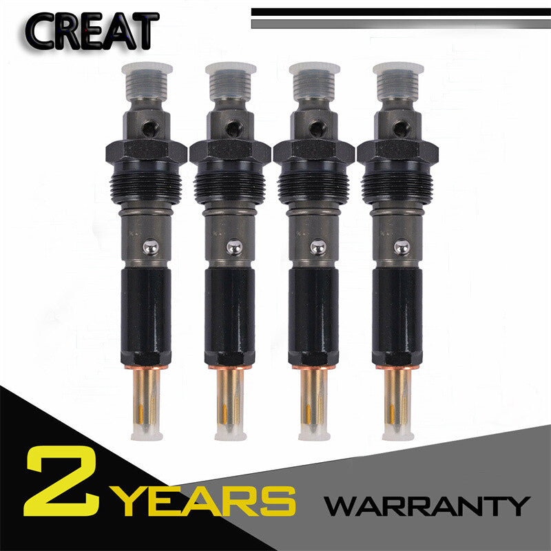 4 PCS Fuel Injectors J919331 For Case-IH Skid Steer 1840 1845C Backhoe 580 Super