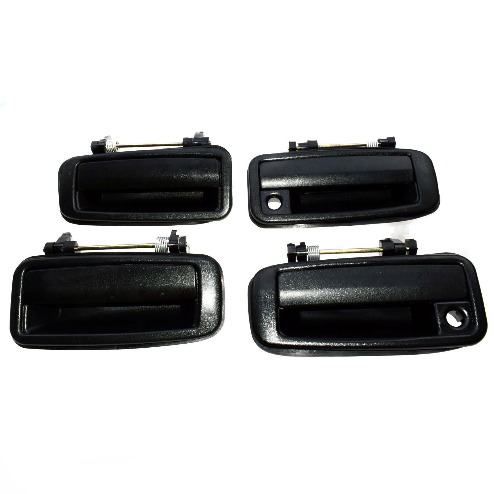 for Toyota for Corolla 1988-1992 Set of 4Pcs Black Outside Exterior Door Handle New