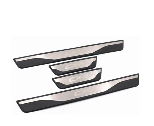 Car Accessories Door Sill Protector Scuff Plate Cover Sticker For 2023 for Mazda CX5
