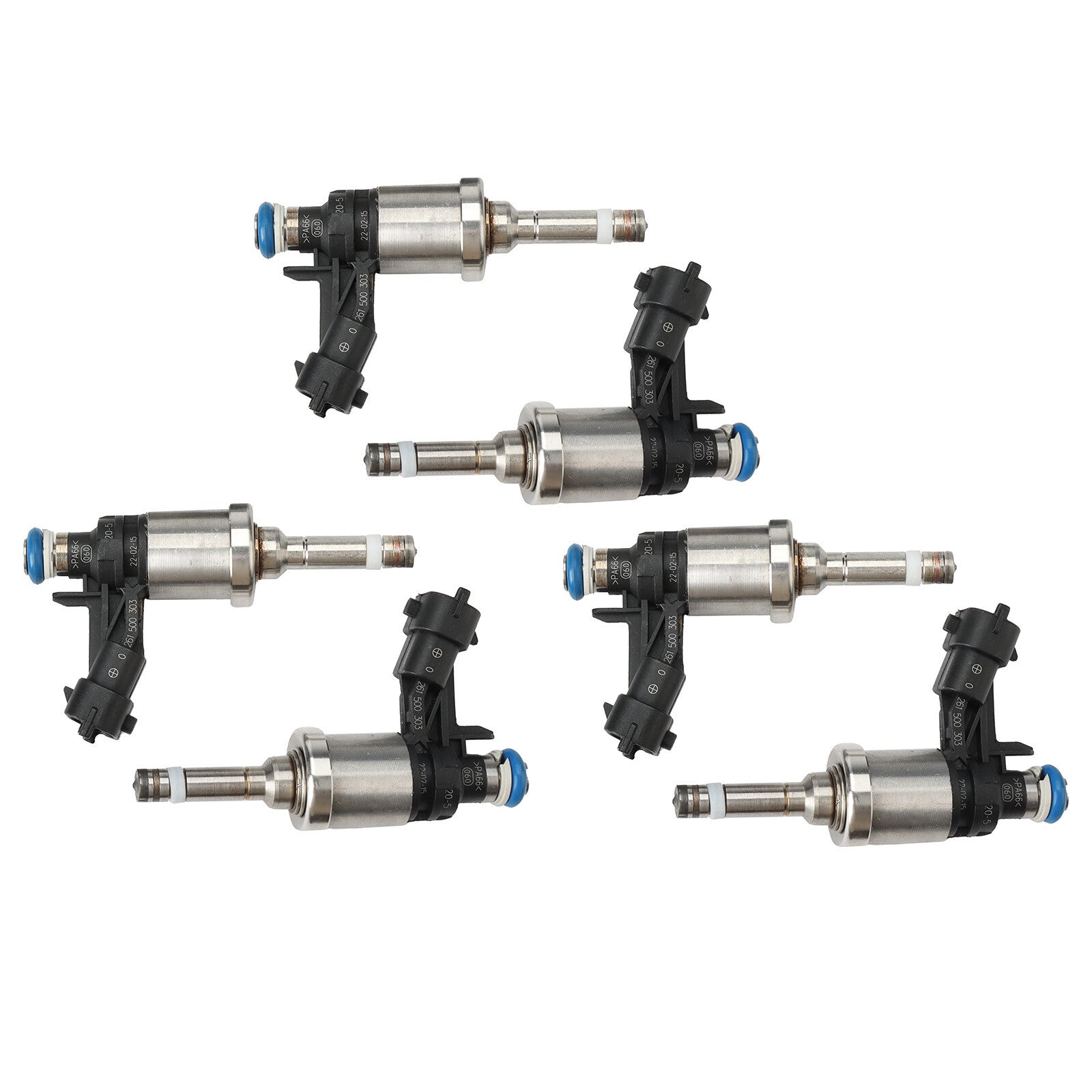 6PCS Fuel Injector 12663380 for Buick Enclave for Chevrolet Traverse Acadia 12-17