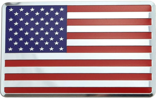 Car side fender rear trunk badge sticker American flag  for ford