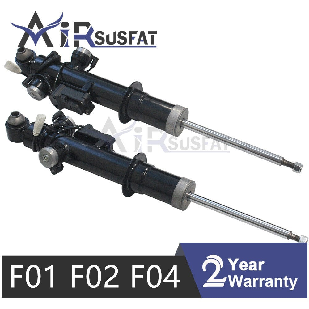 Pair Rear Shock Absorbers w/VDC for BMW F10 F02 F01 M5 528i 525d 740i 730d RWD