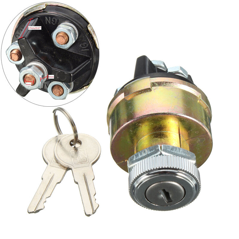 A set of ignition switch lock control with 2 buttons is suitable for KS6180 US14 UN148 CS7UL3 S11