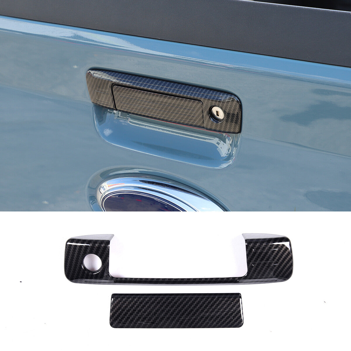 Aluminum alloy gas fuel tank cover/door lock cap suitable for Toyota Tendera 2007 - 2021