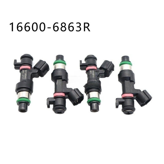16600-6863R H106845 4PCS Fuel Inction Nozzle Fit for Renault Fluence 2.0 16V