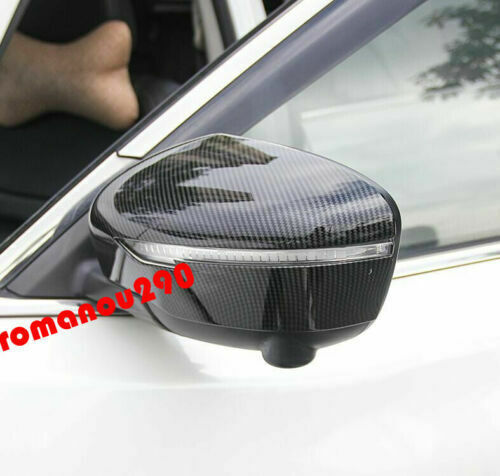 for Nissan Rogue Sport 2017-2021 Replace Carbon Fiber ABS Rearview Mirror Cover