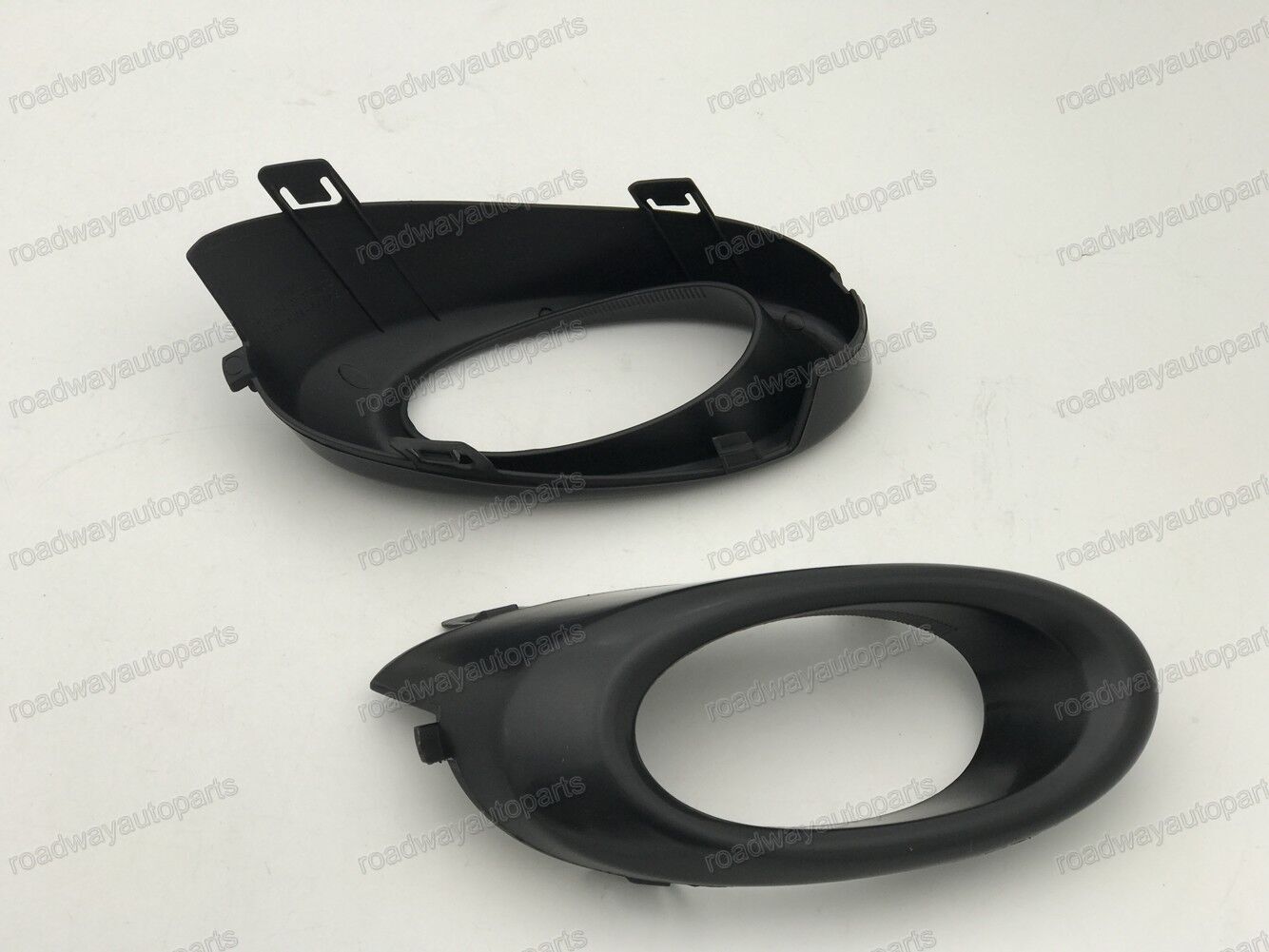 1Pair Black Front Fog Light Trim Cover Bezel Fit for Honda for Civic Sedan 2013-2015