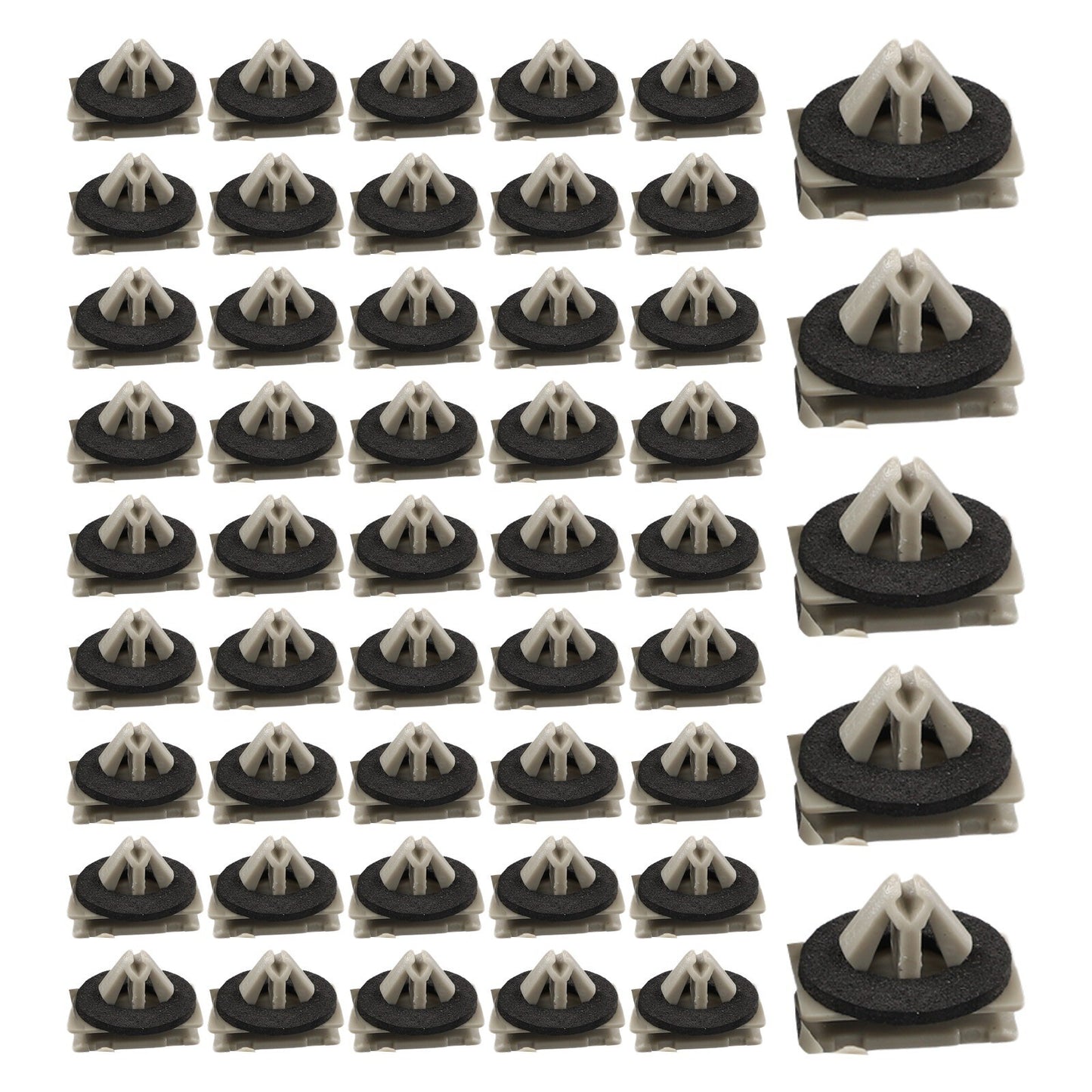 50pcs Rocker Panel Moulding Clip Exterior Trim Fastener for Jeep for Cherokee