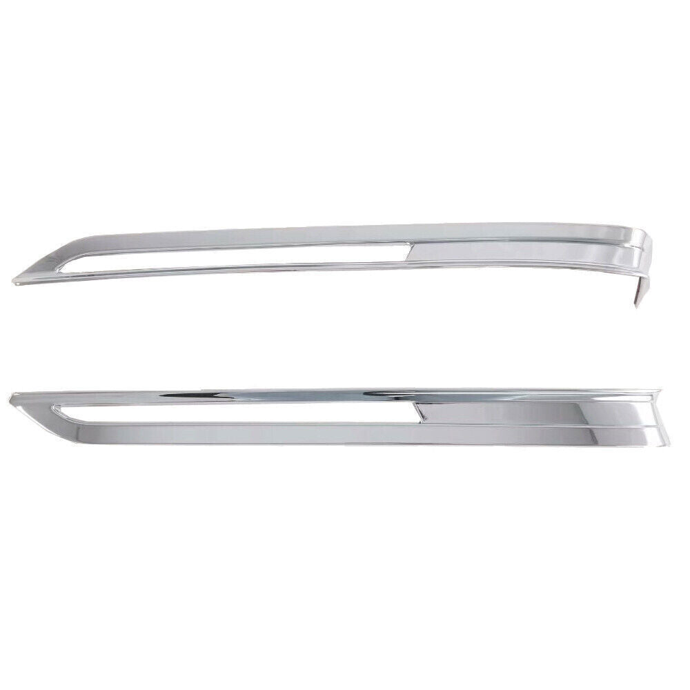 2X Chrome Front Fog Light Lamp Cover Trim Accessory for Mazda CX-30 CX30 2020-24