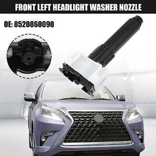 8520860090 Front Left Headlight Washer Nozzle for Lexus GX460 Base 14-17