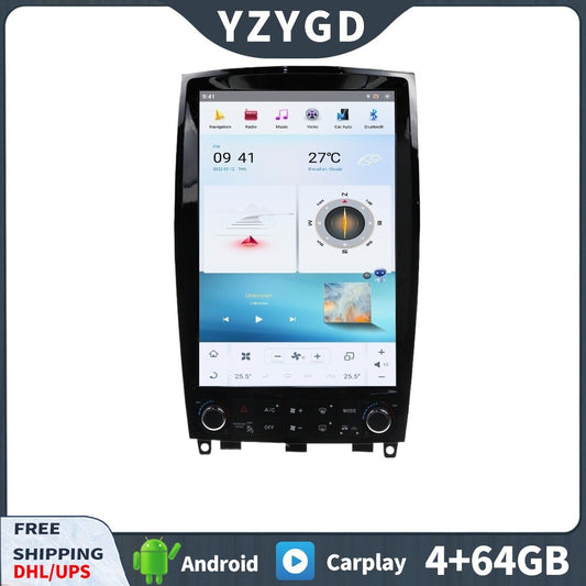 for Infiniti QX50 EX25 EX30 EX35 EX37 2007-2015 Car Radio Carplay Screen GPS