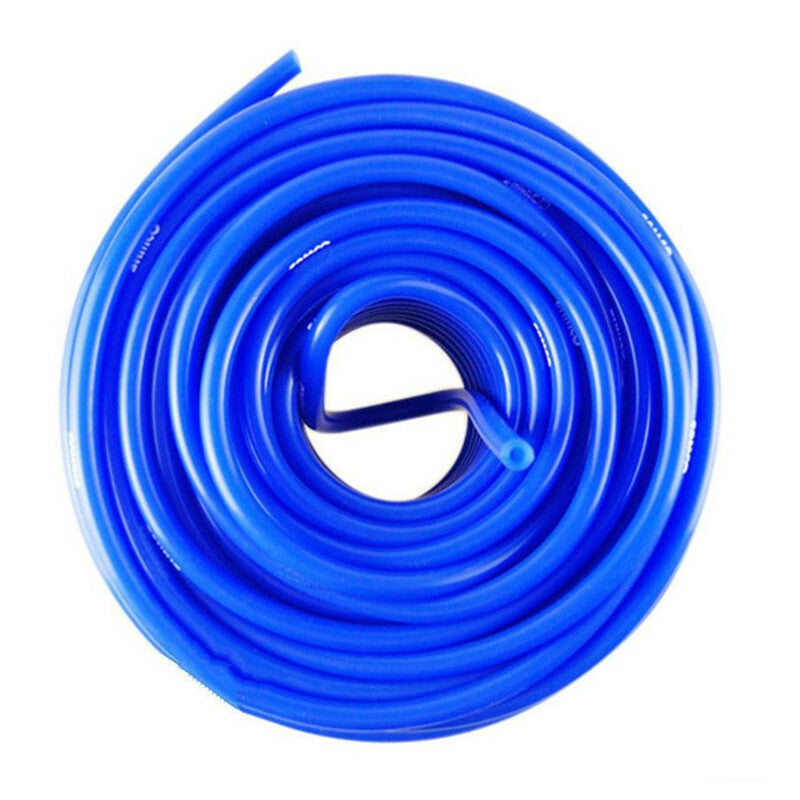 5M Car 4mm Blue Silicone Vacuum Hose Rubber Air Water Coolant Pipe Tube Universa
