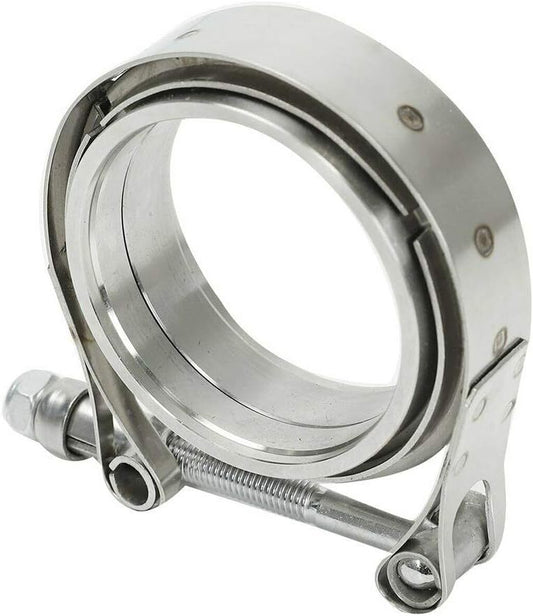 Stainless steel 2.5-inch V-band flange + lip-type turbo downpipe exhaust kit