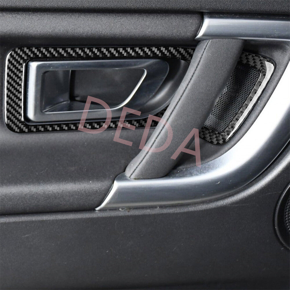 Carbon Fiber Inner Rear Door Handle Cover for Land Rover Discovery Sport 2015-19