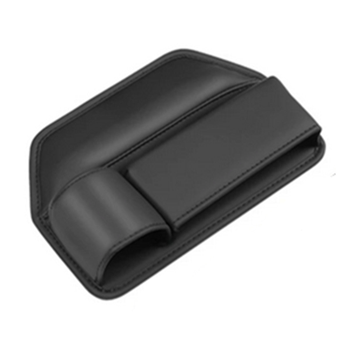 Car for Seat Gap Filler Storage Box Phone Holder Console Side Organizer PU Leather