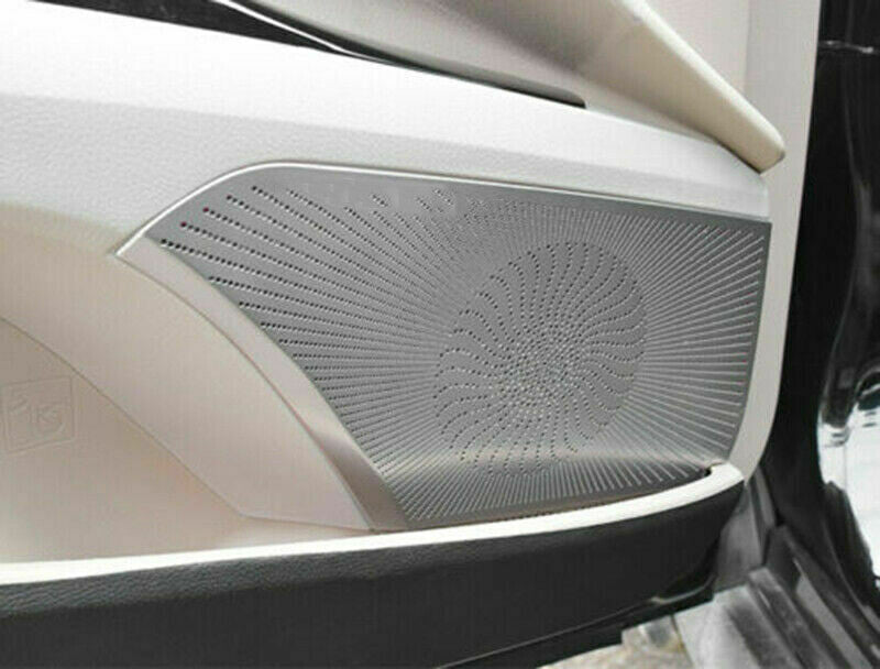 for Toyota for Camry 2018-2023 Silver Titanium Inner Door Horn Frame Cover Trims 4P