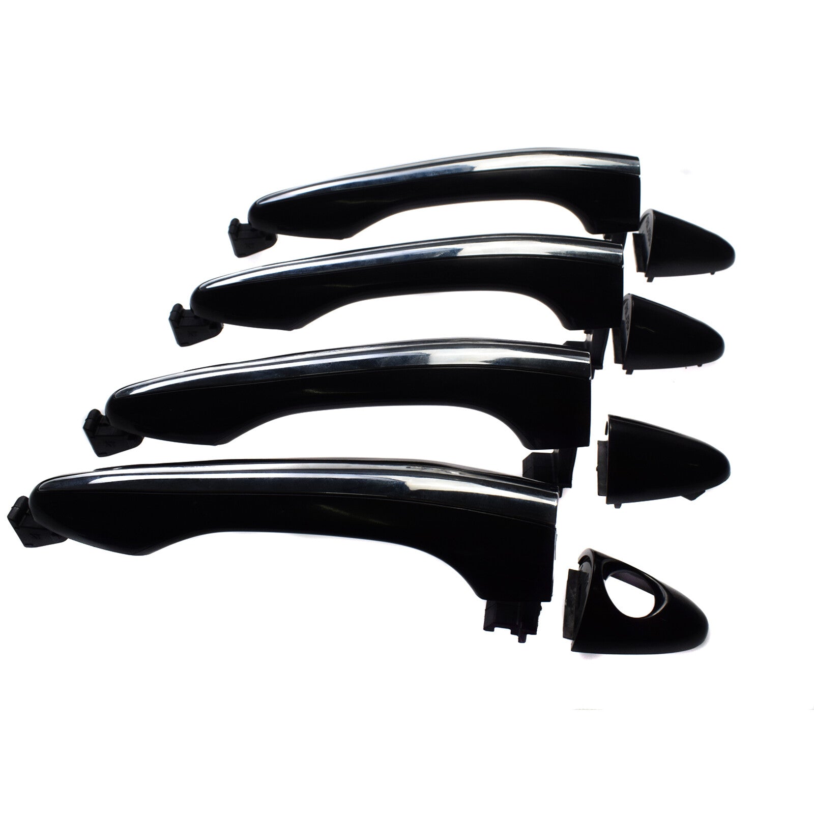 4-piece chrome exterior door handle set (FL, FR, RL, RR) for Kia Optima 2012-2015