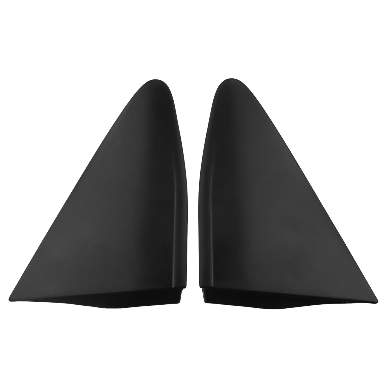 2Pcs Front Rearview Mirror Triangle Cover Trim for Toyota For Yaris 2012-2014