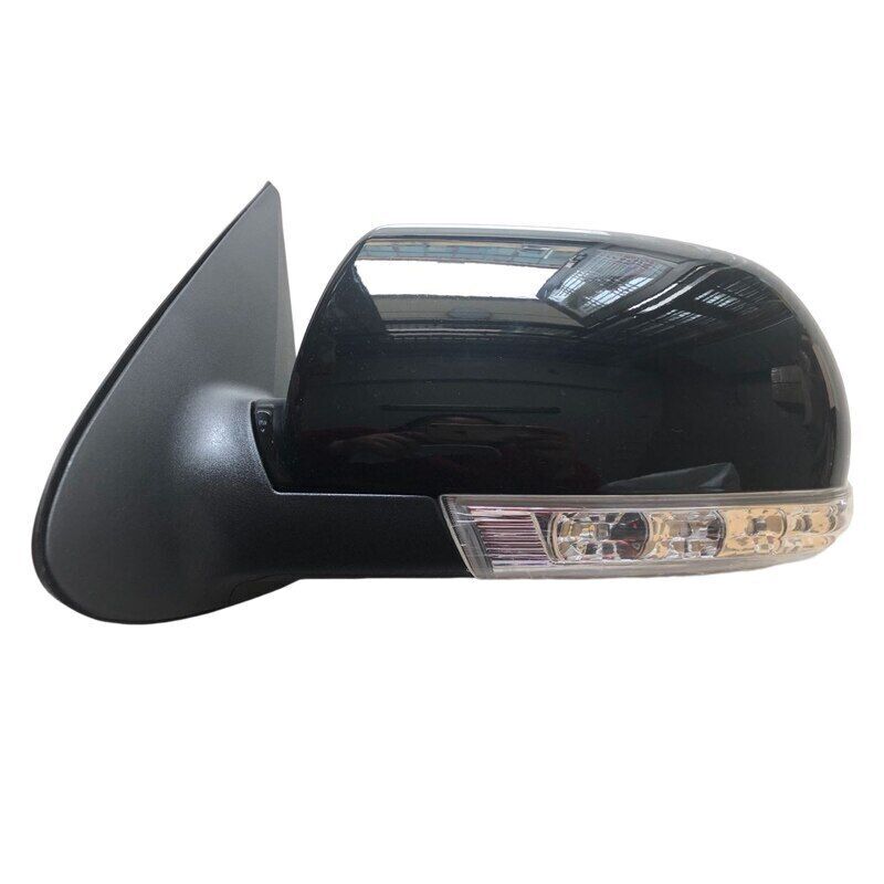 Left Rearview Mirror 8PINS With Lamp Black for Hyundai Santa Fe 2.4L 2.7L 07-12
