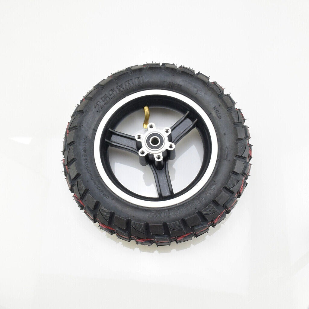 255x80 Off Road Electric Scooter Wheel Set Alloy Disc Brake Inner Outer Tire